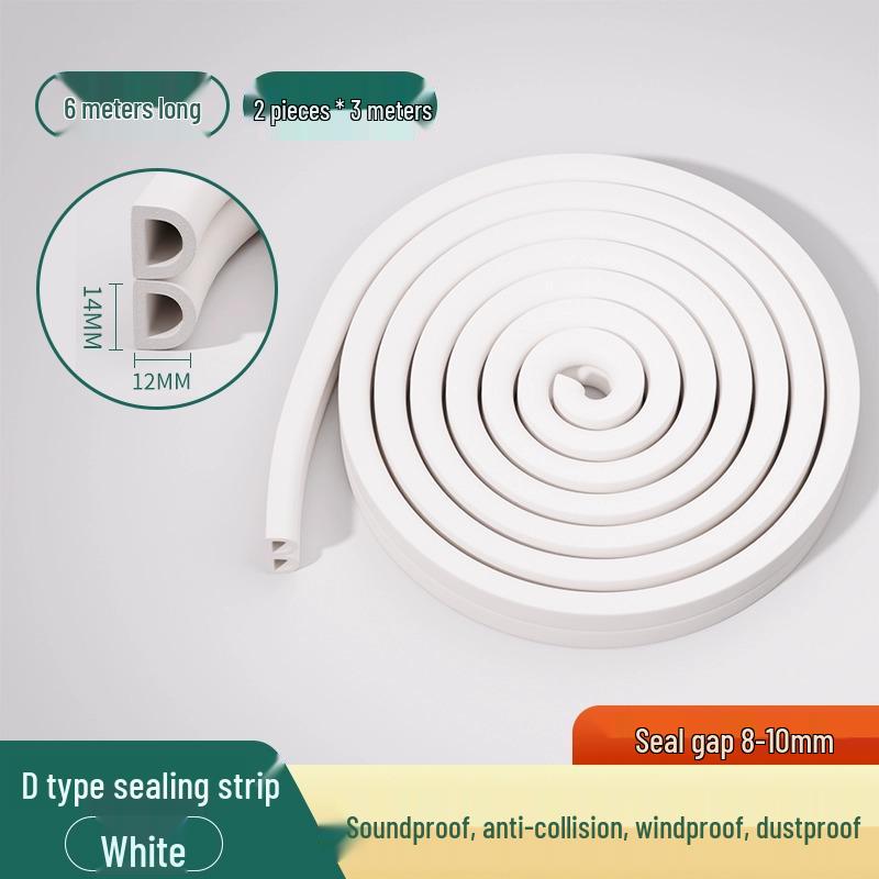 Těsnící lišta okna typu O z voděodolného a zvukotěsného UPVC pro dovnitř otevíraná okna