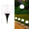 Rainproof Solar Garden Stake Light - Round Ball for Lawn, Pathway, Outdoor Courtyard, and Landscape