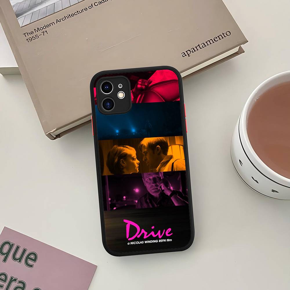 Drive Ryan Gosling Movie For Silicone Matte Phone Case For IPhone 16 Pro Max 15 14 13 12 11 X XS MAX