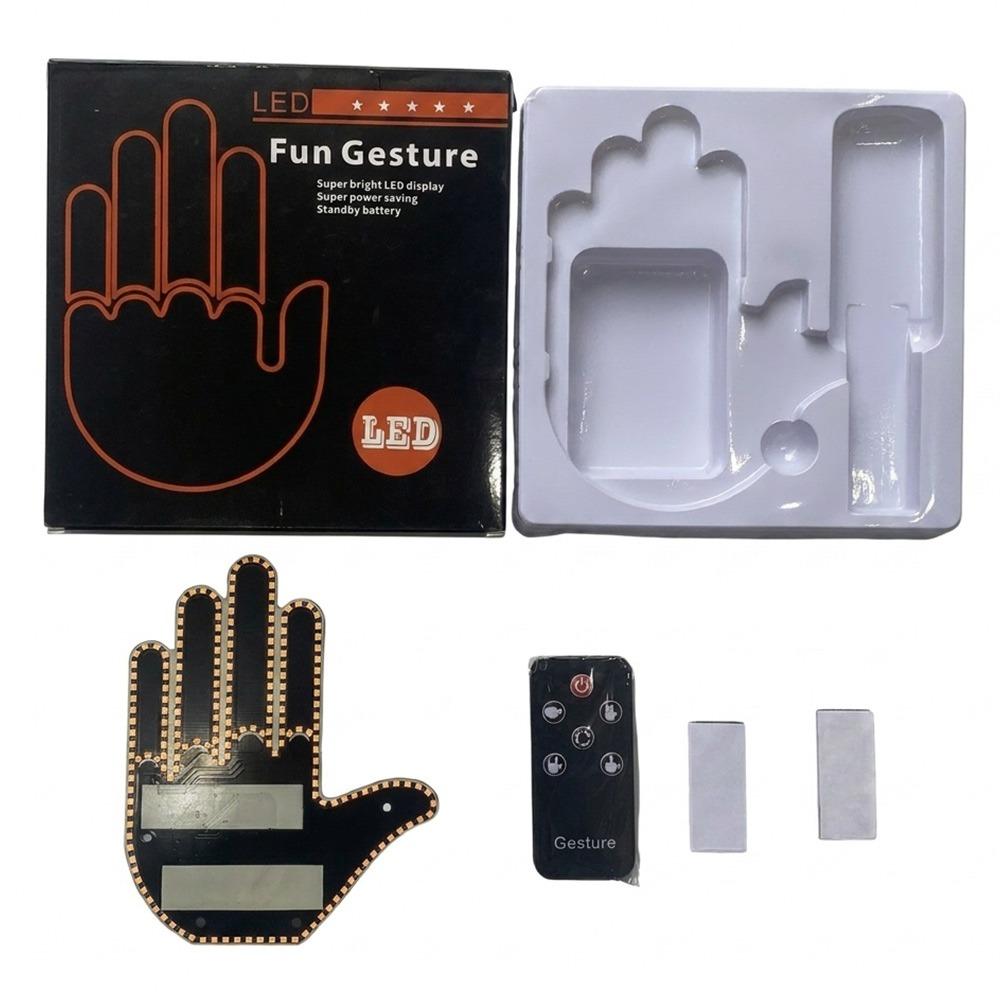 Remote Control Car Gesture Light Multi-functional Car Interior Light Car LED Finger Lights  Car Male