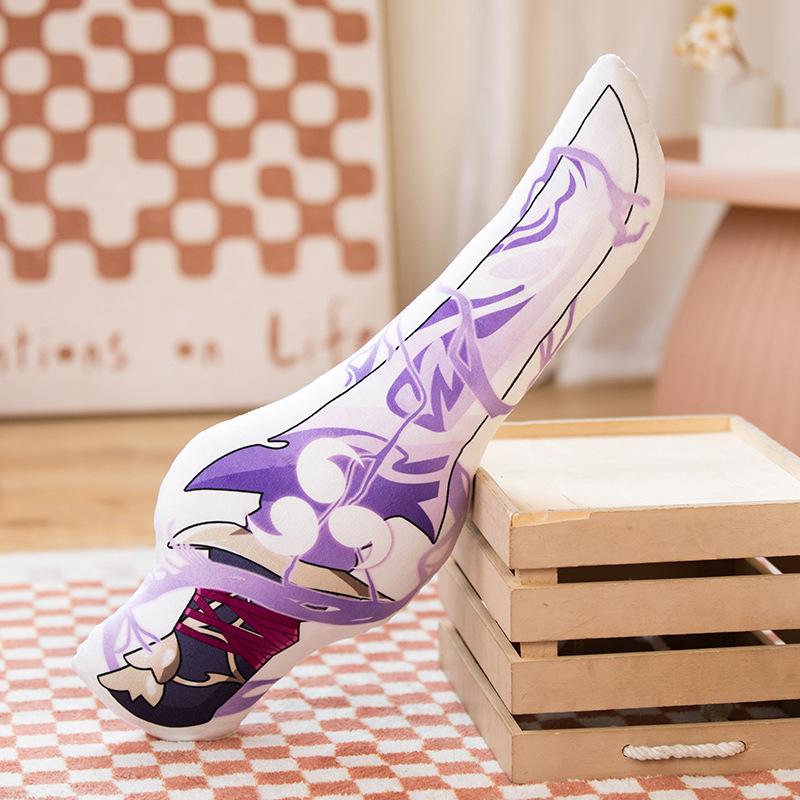 Genshin Anime Impact Sword Plush Doll Soft Crystal Ultra Fabric Toy Stuffed