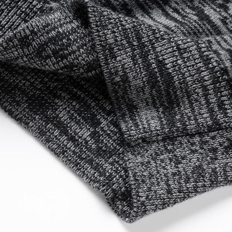 Jeep Men's Winter Round Neck Thermal Knit Sweater