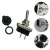 On Off Rocker For Toggle Switch with Bakelite Base For SPST Contacts Rated 25A At 12VDC for Automotive Panel Mount Applications