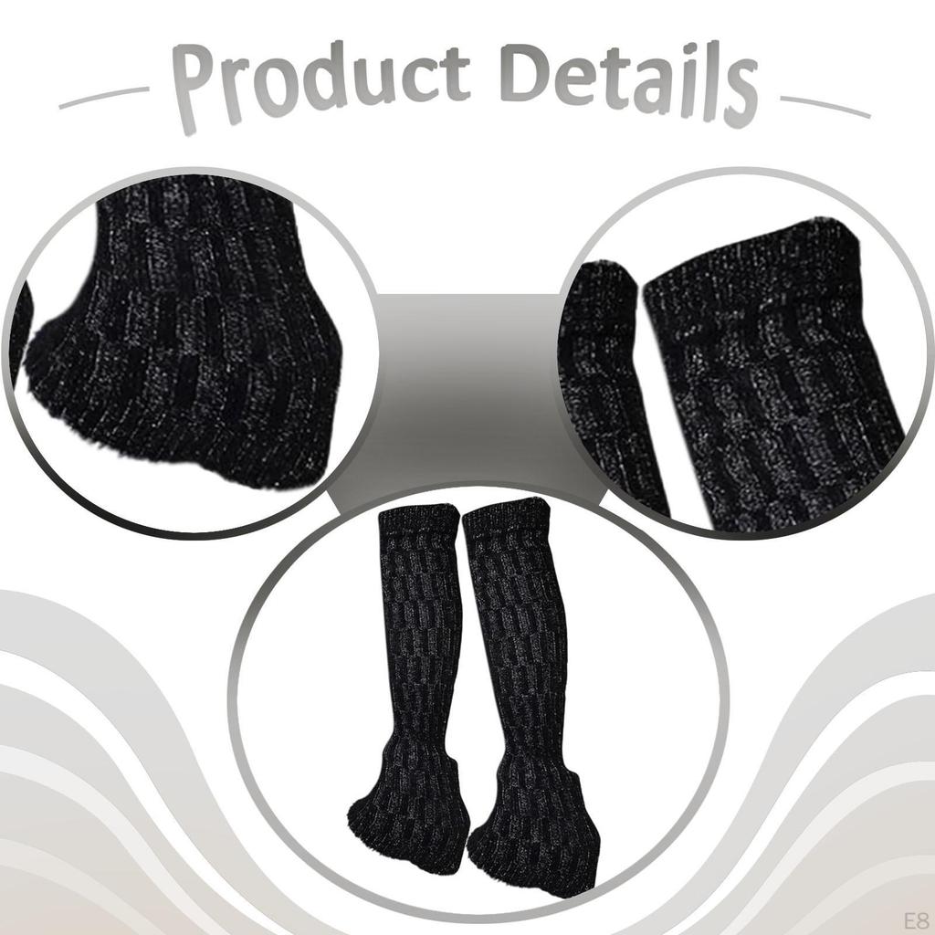 2 Figure Skating Leg Warmers, Protectors And Socks for Winter Activities.