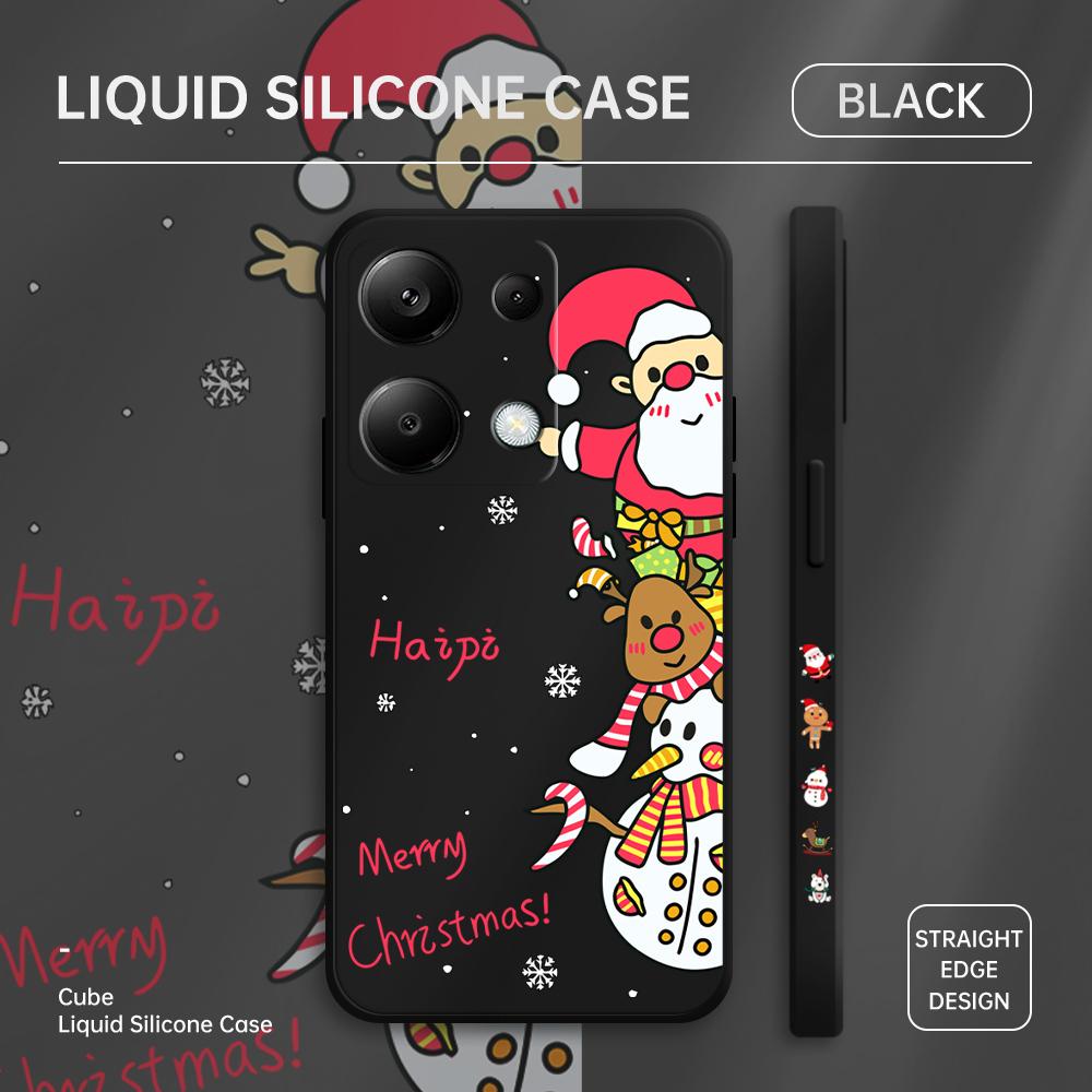 

Чехол для телефона с мультяшным красочным узором, квадратный, жидкий, силикон, TPU, полное покрытие камеры, противоударный защитный чехол для Xiaomi Redmi iPhone Xiaomi 8 чёрный