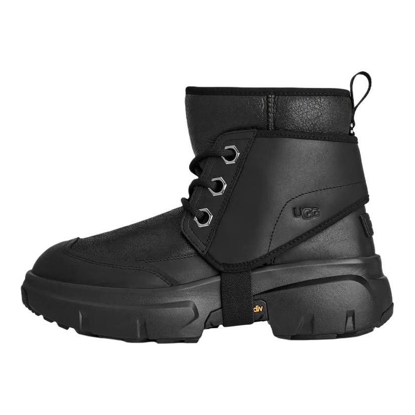UGG JLD Thermal Short Snow Boots Men's Black Sneakers 1171351-BLK