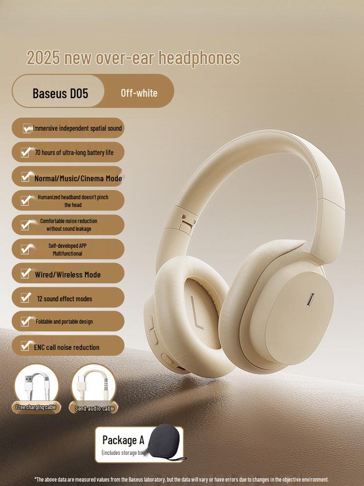 

d05 Wireless Noise-Canceling Over-Ear Bluetooth Headphones for Gaming Standard Package