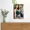 Vintage Aluminum Wall Art 8x12 Inch Retro Girl Design Garage Decor Home Bar Man Cave Metal Sign