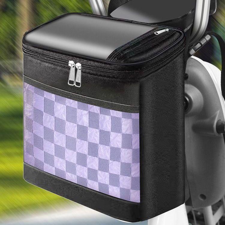 Electric Vehicle Front Hanging Anti-Splash Large Capacity Multi-Functional Storage Bag