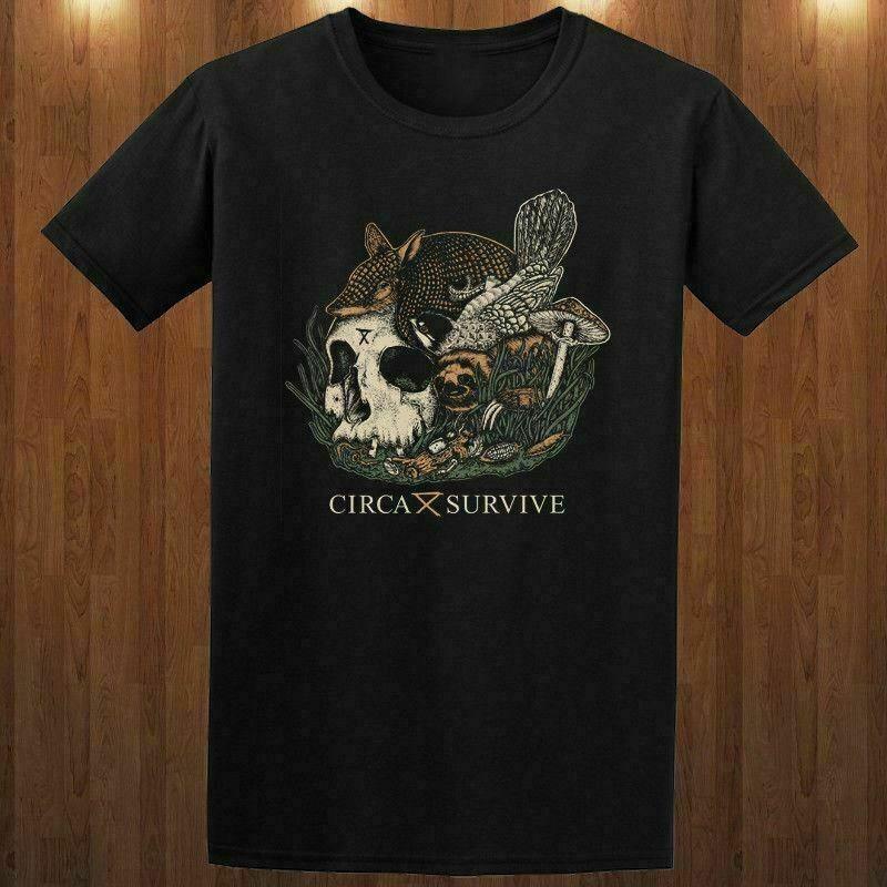 ГОРЯЧИЙ! Circa Survive Черная хлопковая футболка Полный размер S-5XL Унисекс HD876 Унисекс футболка S