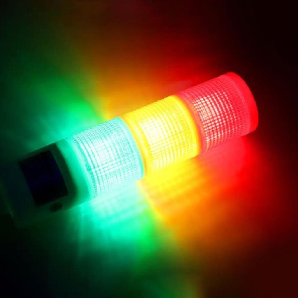 LED Stack Tower Lights Industrial Multilayer LED Signal Tower Stack Warn Alarm Caution Lamp 24V