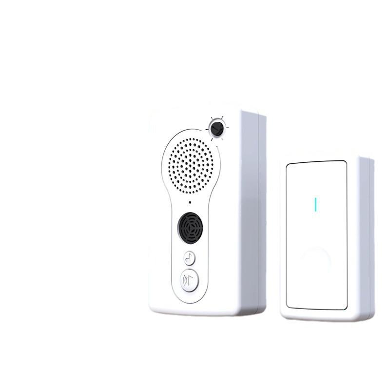 Wireless Multi-purpose Doorbell with Remote Control for Homes, Apartments, Restaurants, and Shops - Includes Emergency Call Button