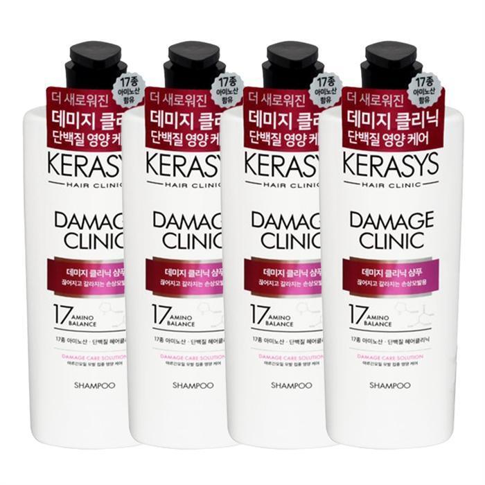 KERASYS Damage Clinic Protein Shampoo 750ml x 4 (9965272)
