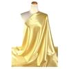 Solid Satin Soft Polyester 122cm Wide x 5m Light for Crafts and Handmade Supplies Fabric, Satin, 100% Polyester, Approx. Cut, Col. 17, Yellow, OKS310,