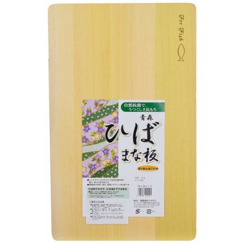 Umezawa Wooden Cutting Board, Aomori Hiba, 39 X 24 X 1.5 Cm, Made In Japan, 125