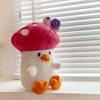 Creative Cartoon Cute Mushroom Chicken Soft Plush Stuffed Doll Toys Hobbies Kawaii Home Decoration Festival Gifts for Friends