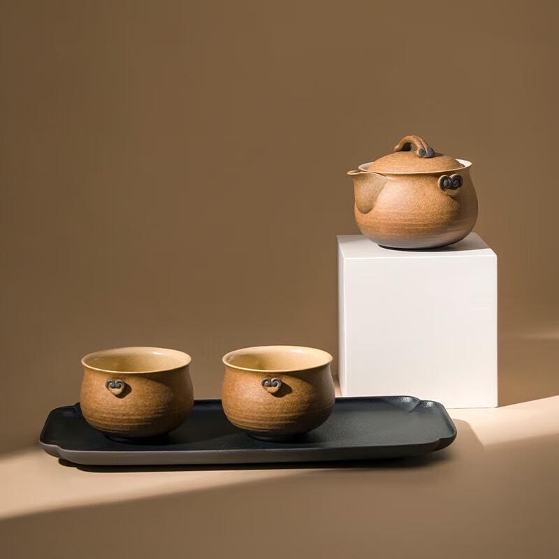 Edenus Auspicious Lingzhi Ceramic Kung Fu Tea Set