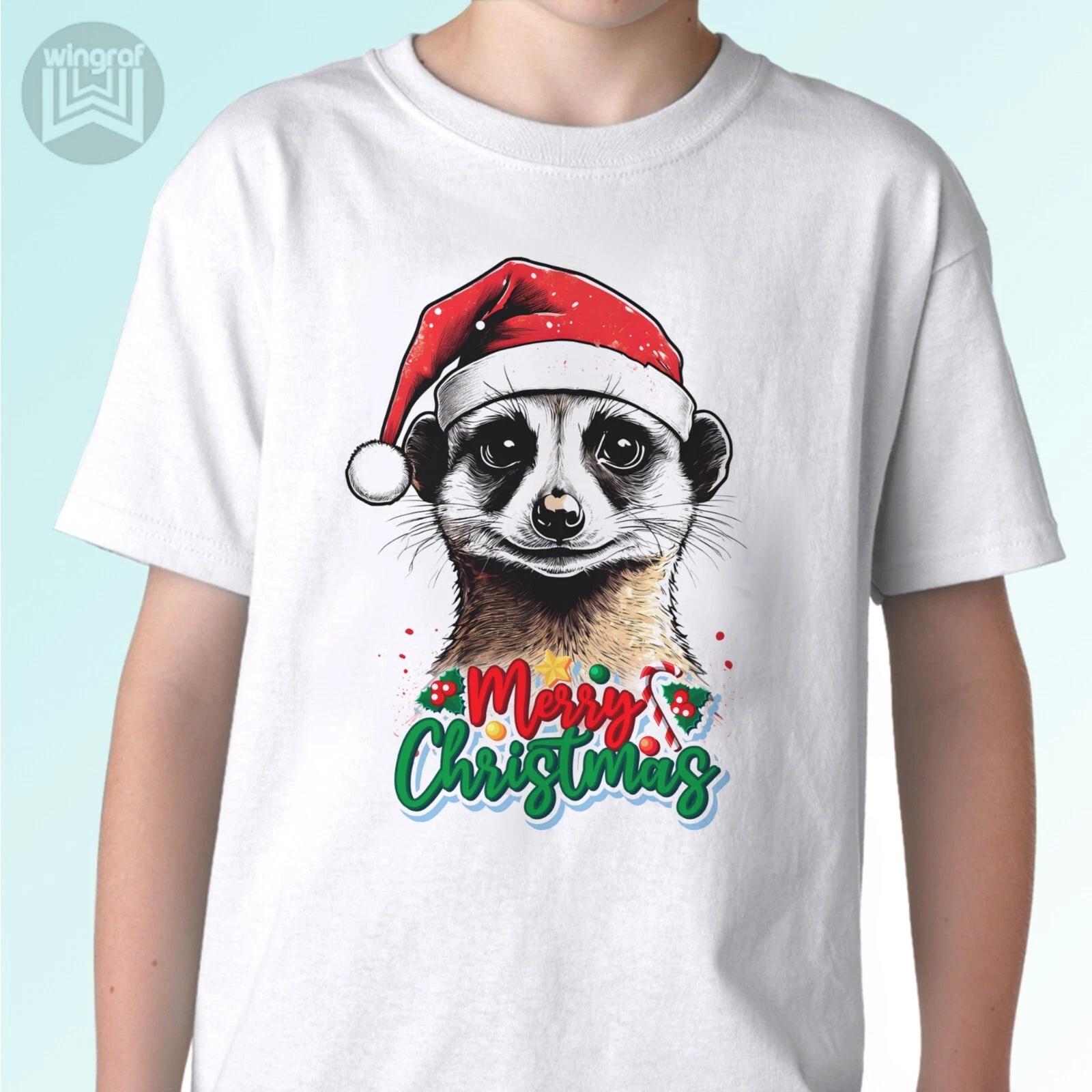 

Meerkat kids boys T-Shirt Christmas present top funny xmas suricate tee gift all sizes 120