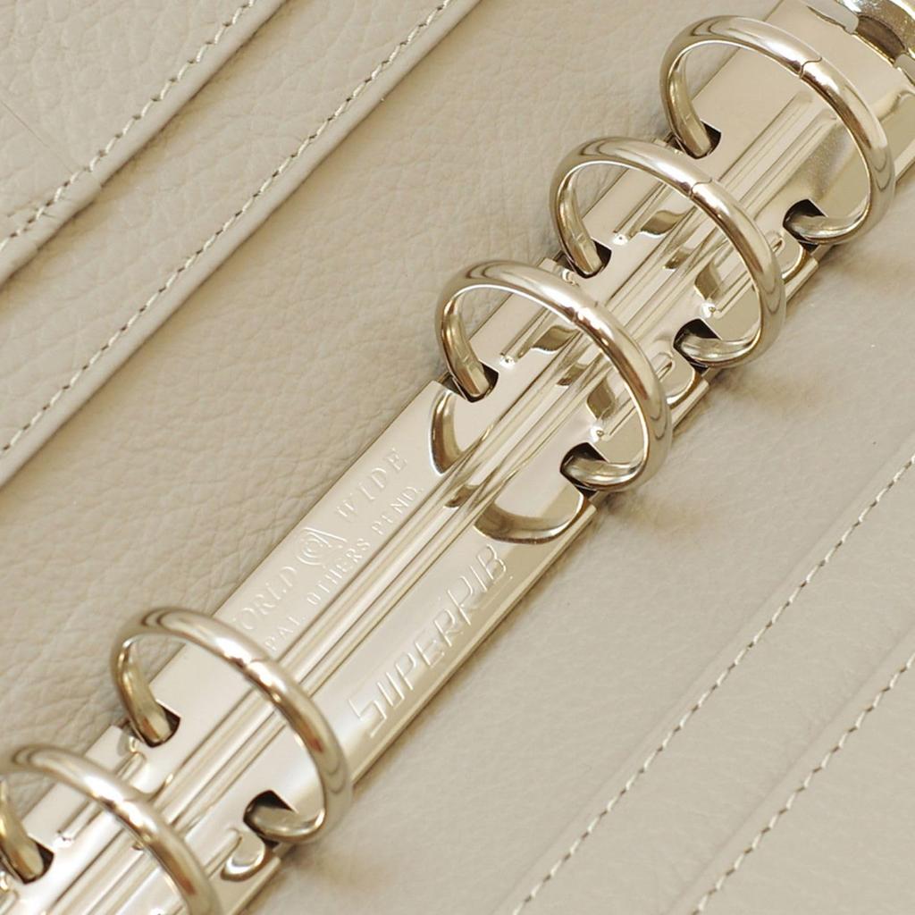 Franklin Planner Cervo Embossed Light Compact 65318 Binder, 23mm, Gray, Size,