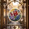 Akrylowa Dekoracja Okienna Puzzle Łamigłówka Łapacz Słońca DIY Puzzle Łapacz Słońca Witrażowy Łapacz Słońca Wisząca Ozdoba do Dekoracji Domu Ogrodu Prezent Kobiety