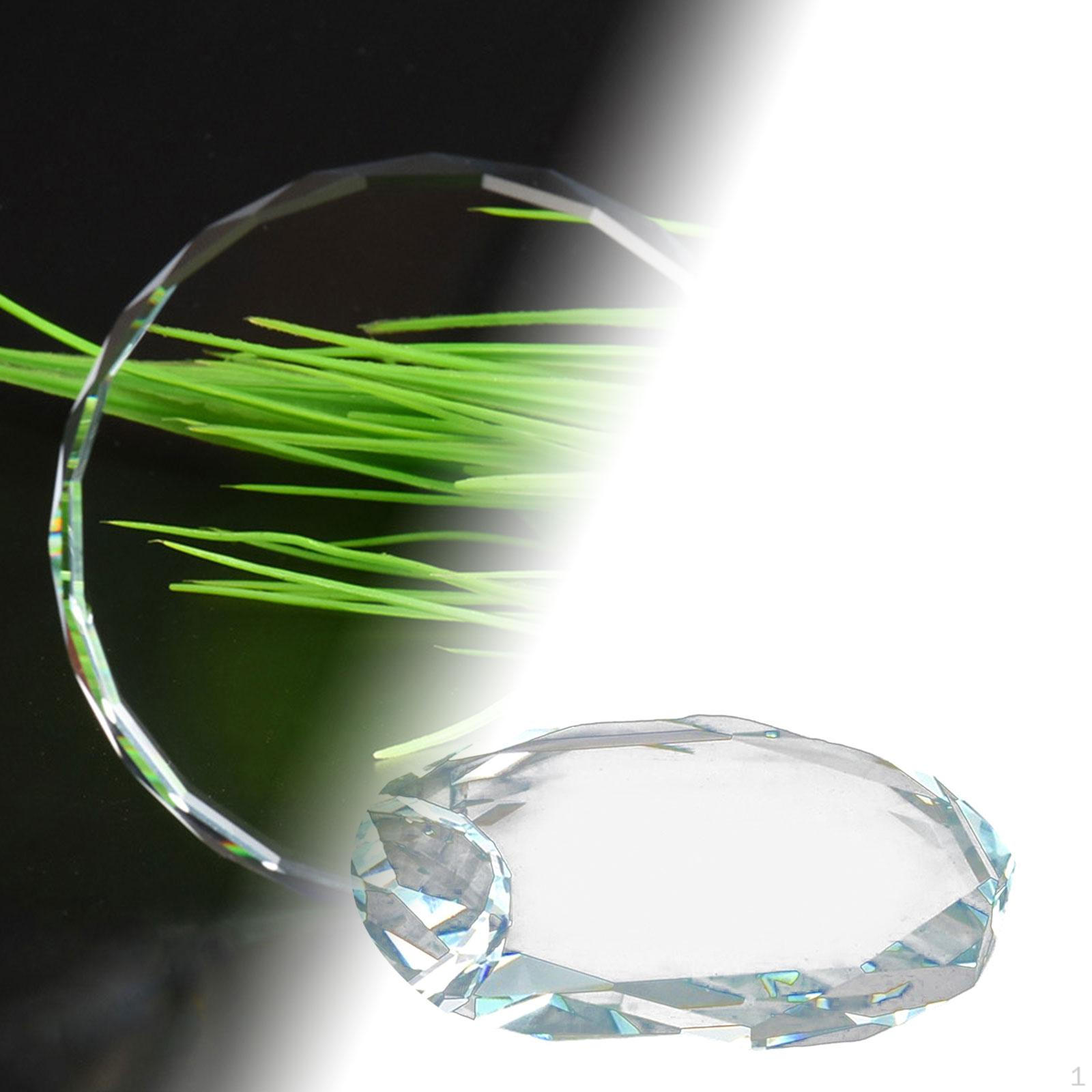 

Стеклянная подставка для подставки для дисплея с круглым основанием для аксессуаров для рукоделия Octagonal