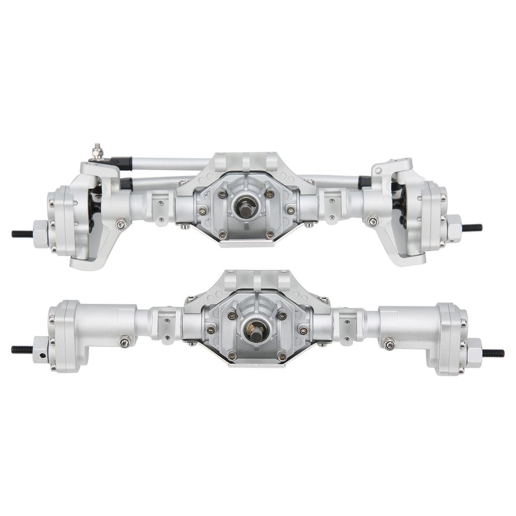 Front Rear Axle Assembly with Drive Shaft Upgrade Parts Fit for   SCX10 II 90046 90047
