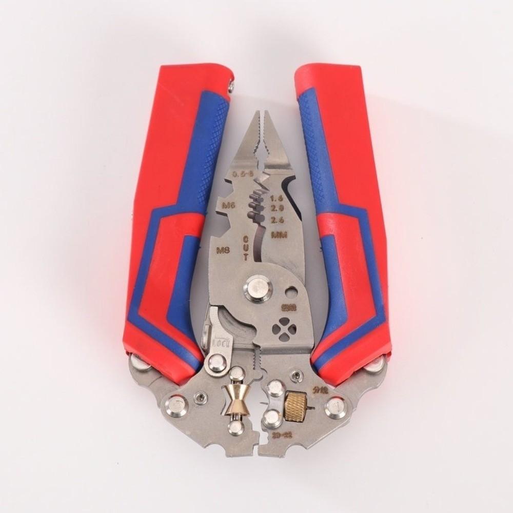 13 In 1 Voltage Tester Plier with Anti Slip Handle Adjustable Cable Cutter  Hand Tools