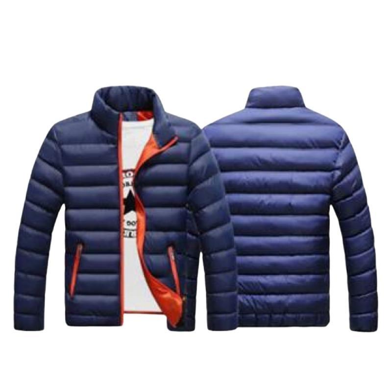 Plus Size Jesień I Zima Modny Amerykański Gruby Sportowy Płaszcz Modny Męski Outdoor Luźny Swobodny Jednolity Kolor Kurtka Dla Mężczyzn