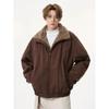 Herren Luxus Bergadler Lammwolle Winter Daunenjacke