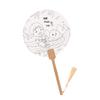 Dragon Boat Festival Round Fan Craft Kit for Kids - Paint and Color Your Own Xuan Paper Fan