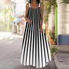 Women's Slip Dress Maxi Long Dress Gradient Vertical Stripes Print Stitching Print Dress Spring & Summer Leisure Vacation