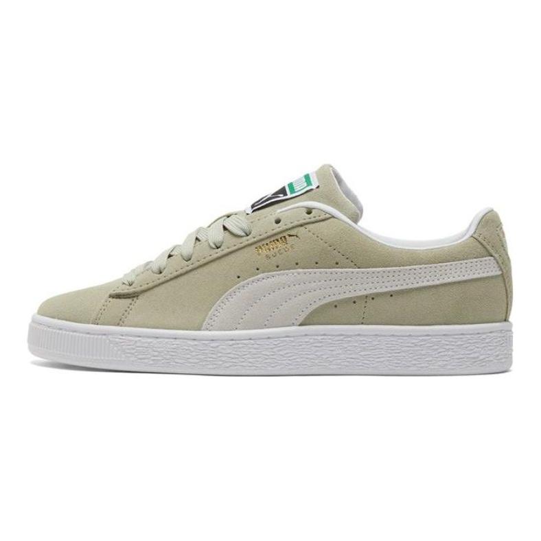 Puma Semišové Pohodlné Všestranné Nízké Tenisky Unisex Tenisky Khaki 374915-90