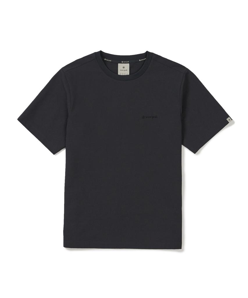 SNOWPEAK APPAREL Classic Woven Women'S Short Sleeve T-Shirt (S26Mwtts17) Black