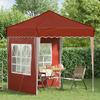 Pop Up Party Tent 195 X 195 X 245 Cm Terracotta Oxford Fabric