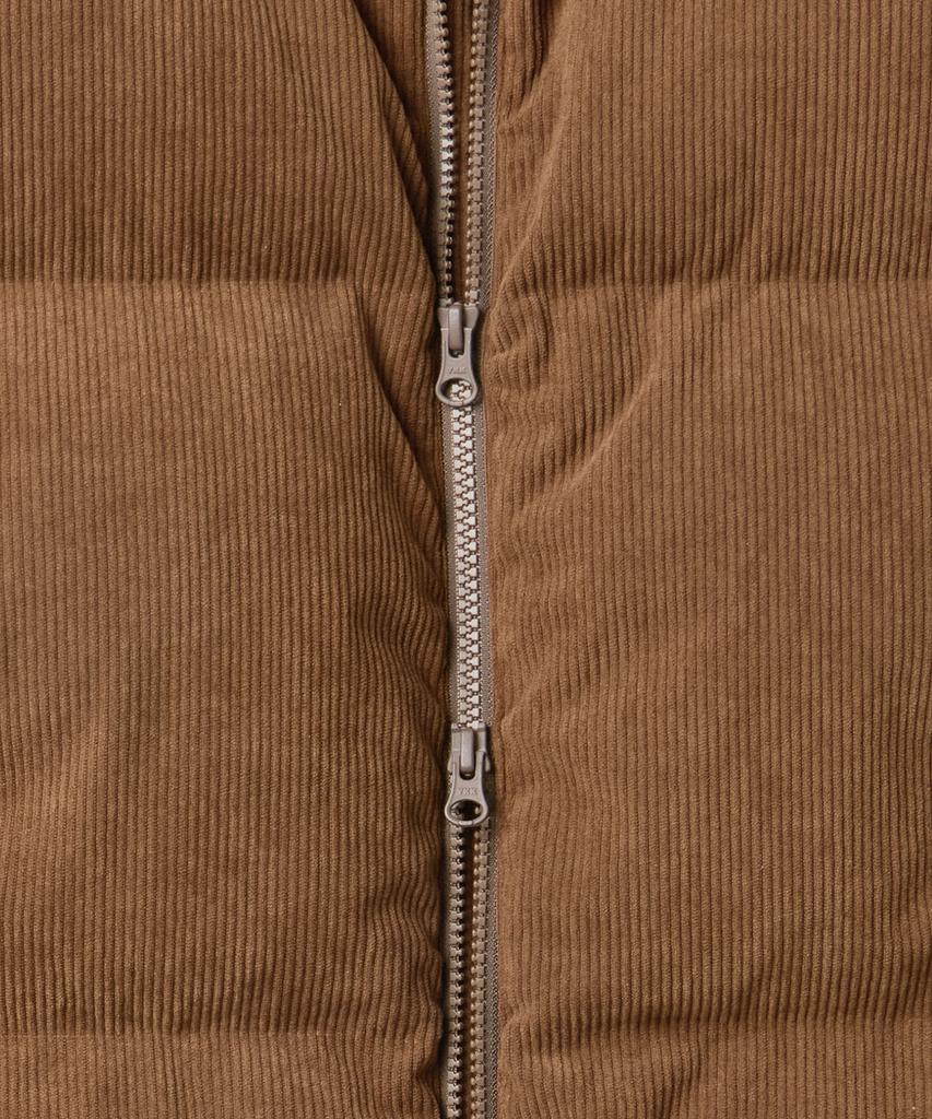 Musinsa Standard Daily Puffer Corduroy Padded Vest [Brown]