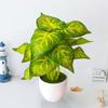 Yellow Potted Plant Brown Fake Plant Flowers Floral Décor