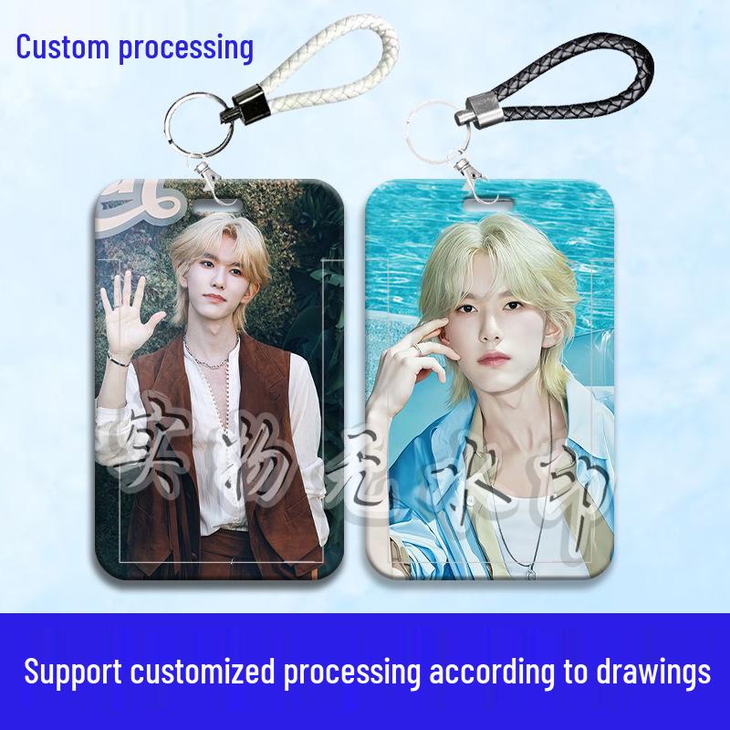 Sliding Cover Card Holder for Students: Durable Protection for Meal, Bus, Water, Campus, and Access Cards