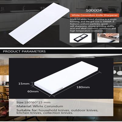 10000 Grit Double Sided Whetstone Sharpener Fine  Holder for Kitchen Cutlery Blades Polishing Tools