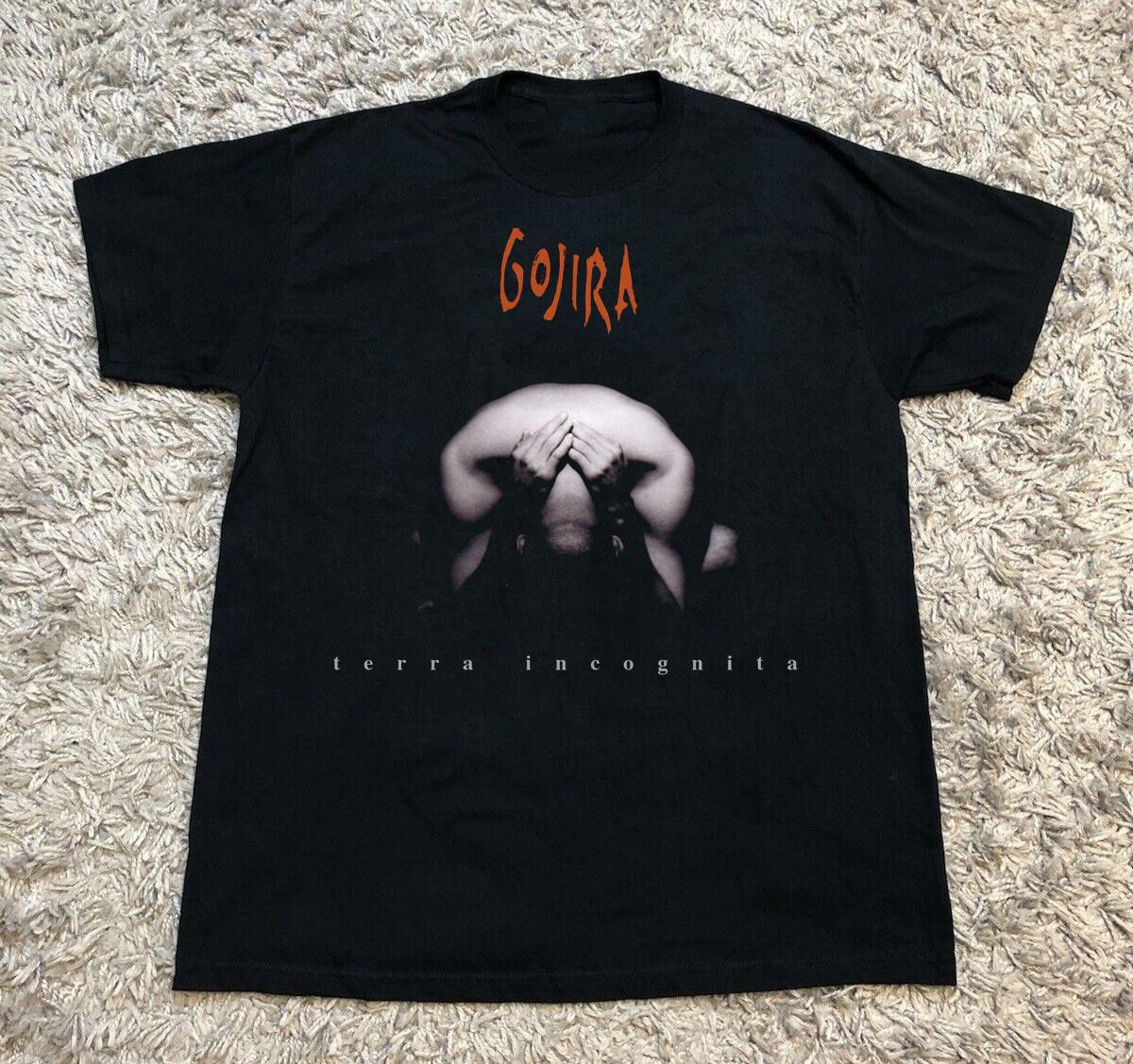 Terra Incognita - Album by Gojira Black Cotton Shirt S-5XL TH434 S разноцветный