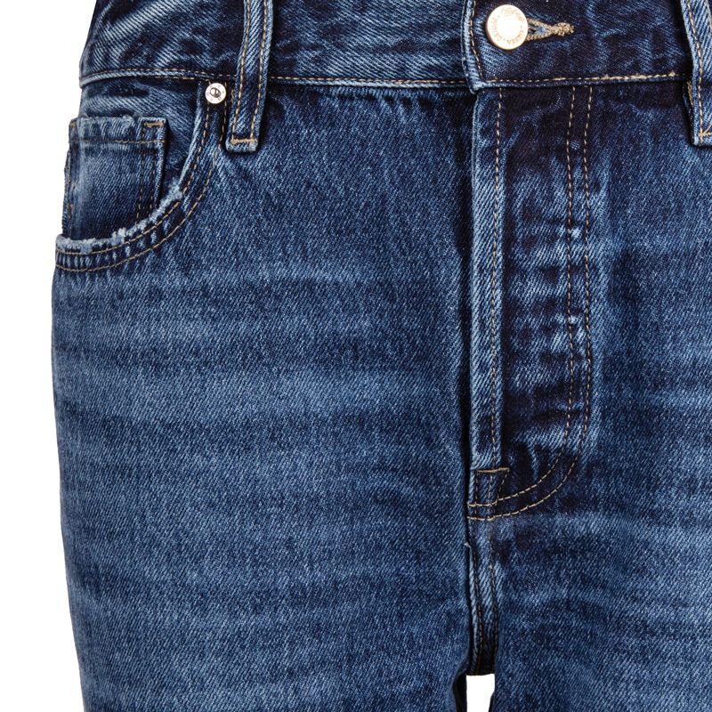 Jean droit bleu olivia coton bio Femme NAGEV