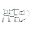 10Pcs Pull Ring Square Locking Pin Square Shaft Quick-Release Pin  Auto Car Trailer