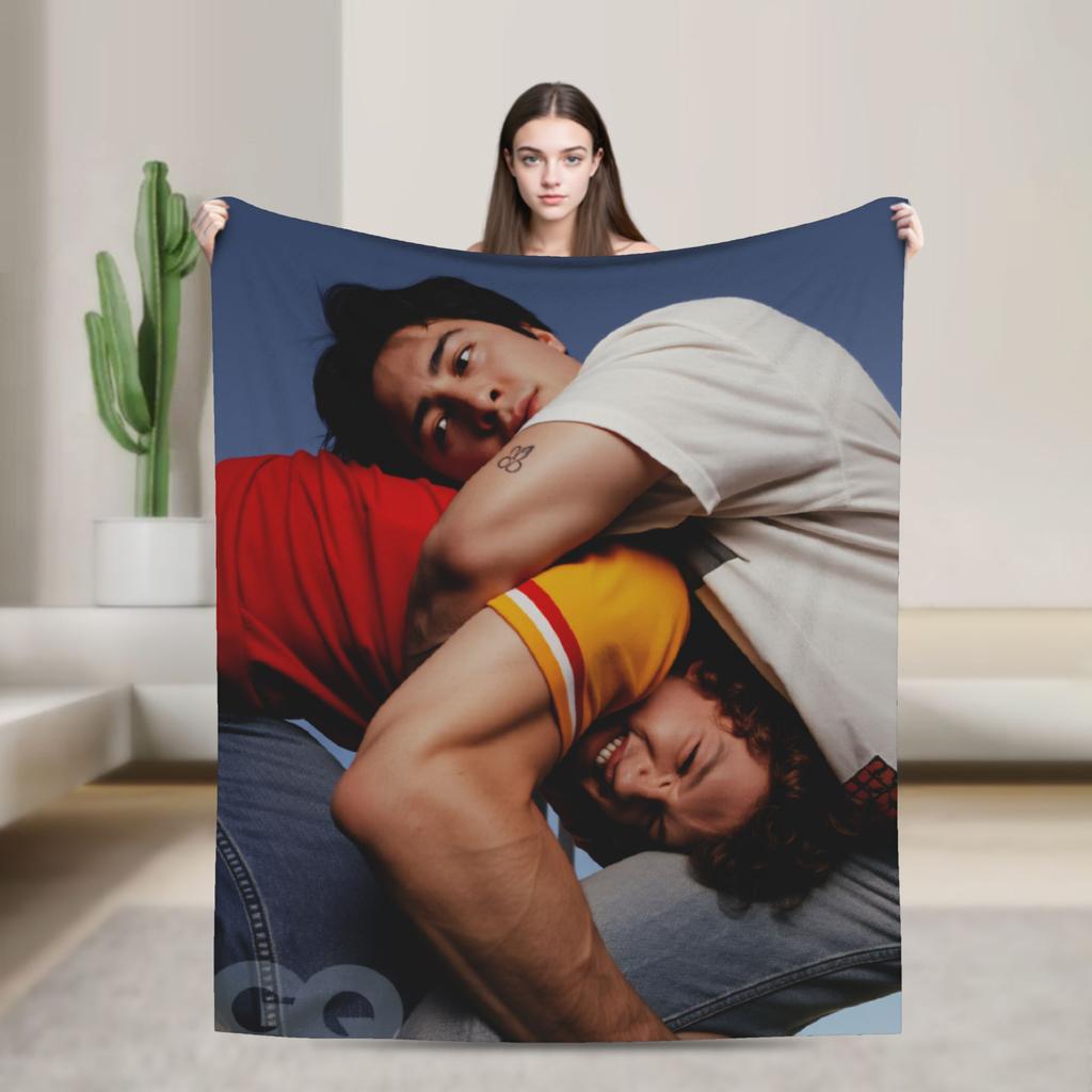 Soft Blanket Travel Shane Hollander Heated Rivalry Throw Blanket  Flannel Bedspread For Couch Chair Sofa Bed Fashion Sofa Bed