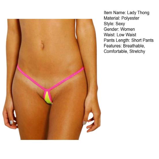 Lady Thong Popular Elasticity Washable Women Underpants Erotic Seamless Close Fit Mini Lady Thong Women Underpants Inside Wear