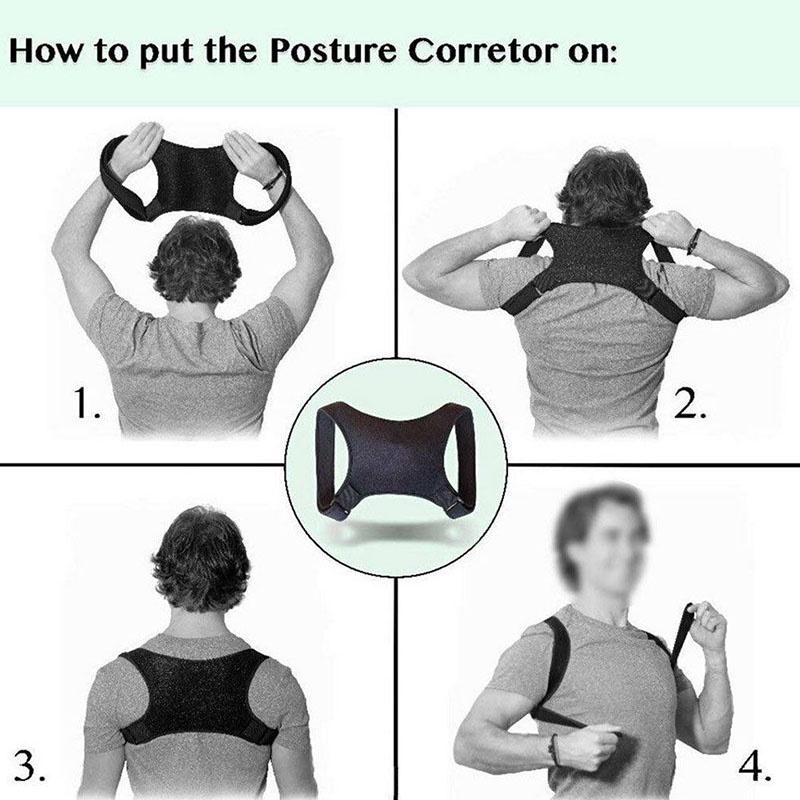 Versatile Back Posture Correction Shoulder Support Belt For Men And Women