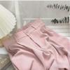 Women's High Waist Slim Straight Suit Pants, 2023 Spring/Autumn, Korean Style, Nine-Point Cigarette Casual.