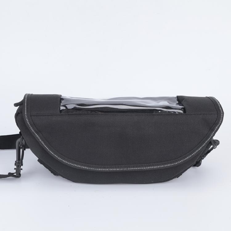 Phone Viewing Case Organizer for Motorcycle Handlebars, Lightweight Fabric Storage Bag for Delivery Couriers, Route Checks, and Accessible Small-Item