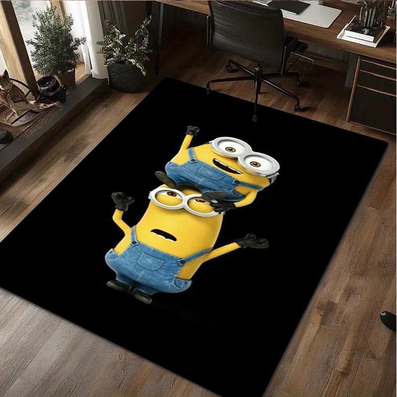 Despicable Minions Rug Carpet Office Decorative Carpet For Living Room Bedroom Door Mat Floor Rug Computer Chair Area Rug