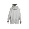 Nike Solid Color Logo Print Drawstring Hoodie Women Tops Grey DQ5861-063