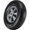 Solid PU Run-Flat Tire Wheel, 10", 2-Pack, 180 lbs Dynamic Load, 220 lbs Static Load, Flat Free Tubeless Tires and Wheels for Hand Truck, Utility