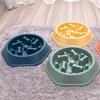 Slow Feeder Dog Bowl Anti-choking Puppy Food Bowl Anti-slip Pet Slow Eating Dog Dishes Puzzle Feeders for Dogs Small Medium